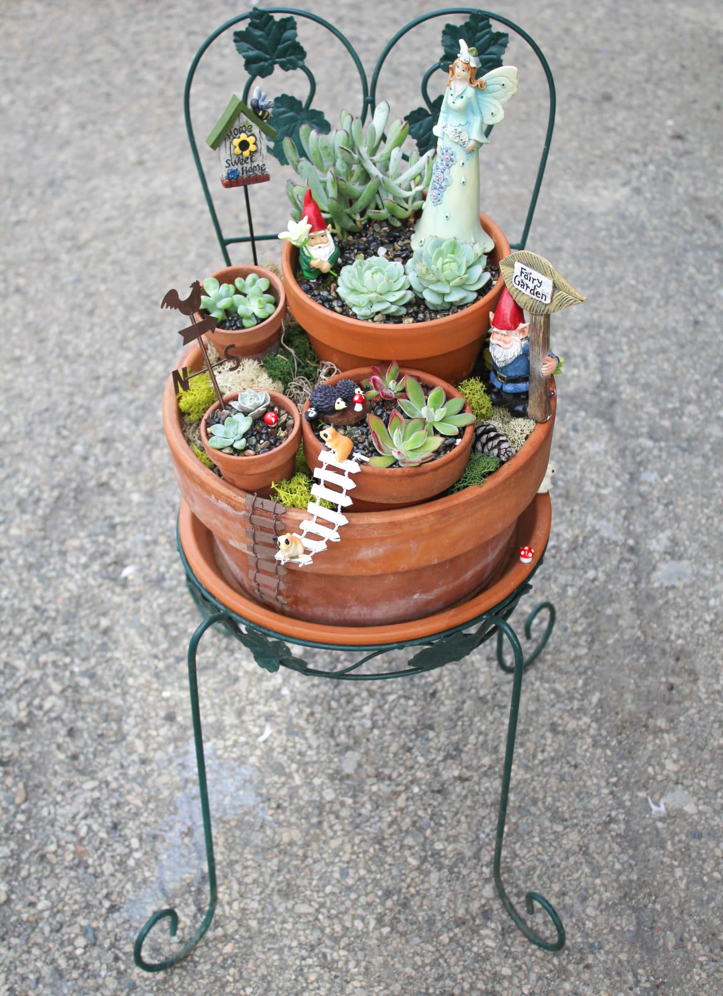 Choose a place to set your fairy garden on!