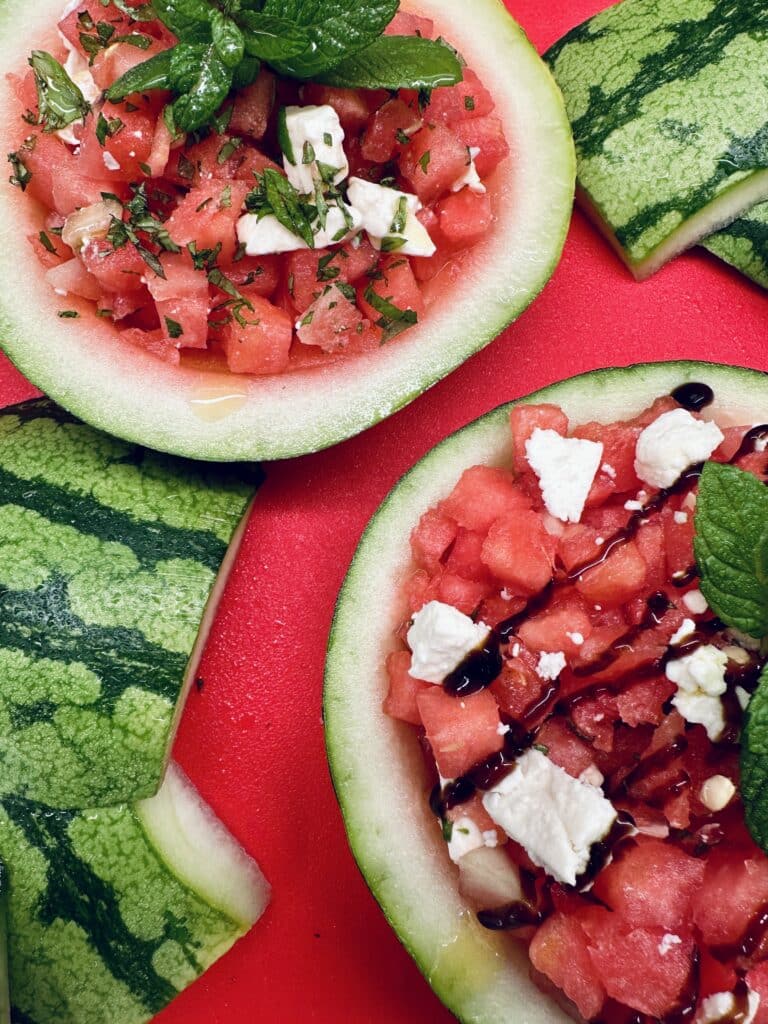 Watermelon Mint Feta Salad