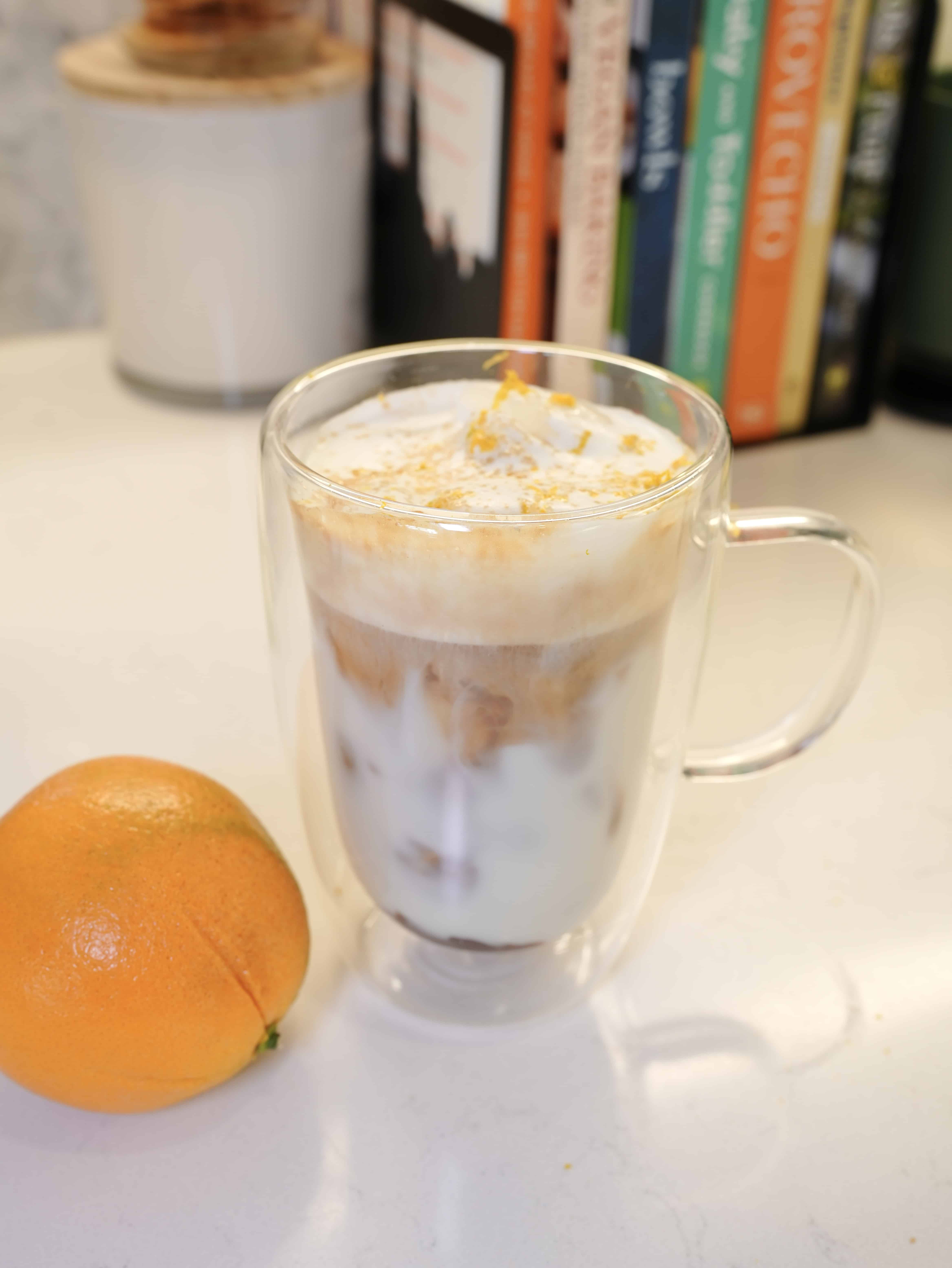 Iced Orange Sweet Cream Latte Recipe (Better Than Your Favorite Coffee Shop!)
