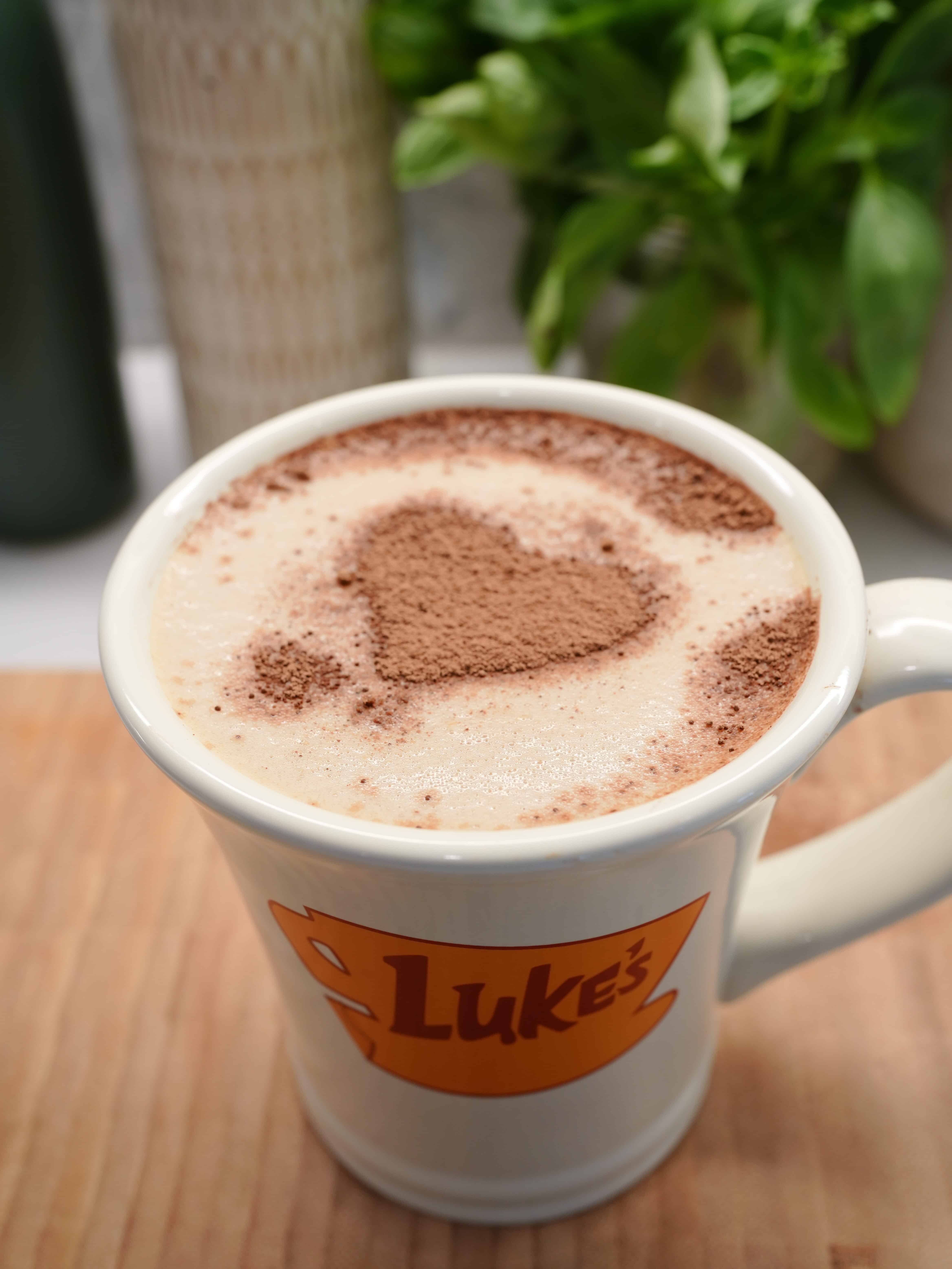 Pumpkin Spice Latte with Real Pumpkin and Maple Syrup
